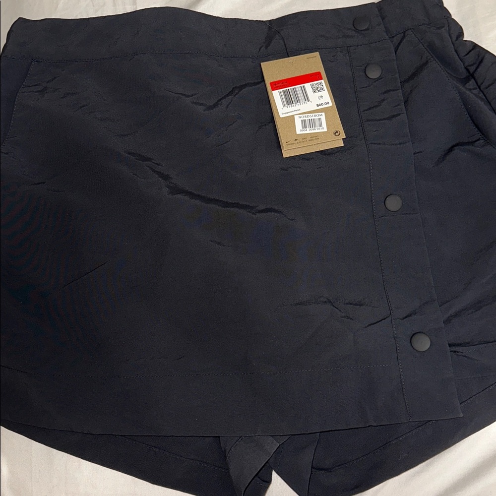 Nike Charcoal Button-Front Skort